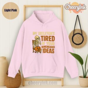 Hoodie Skeleton S Tired Light