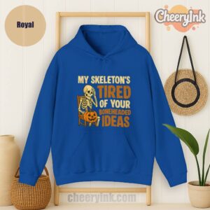 Hoodie Skeleton S Tired