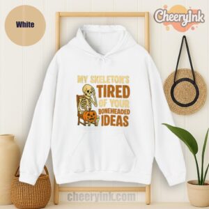 Hoodie Skeleton S Tired