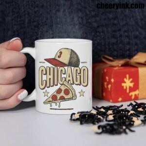 Chicago Pizza Baseball Mug