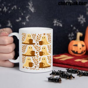 Mug Cute Ghosts Coffee 1