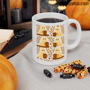 Mug Cute Ghosts Coffee 10