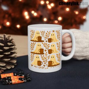 Mug Cute Ghosts Coffee 3