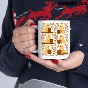 Mug Cute Ghosts Coffee 5 Mug
