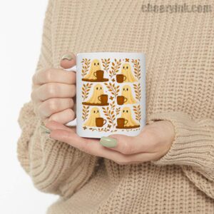 Mug Cute Ghosts Coffee 6