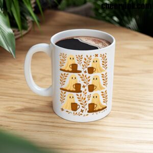 Mug Cute Ghosts Coffee 8