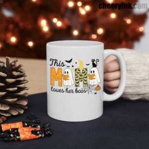 Mug Happy Halloween Mama Boo 3