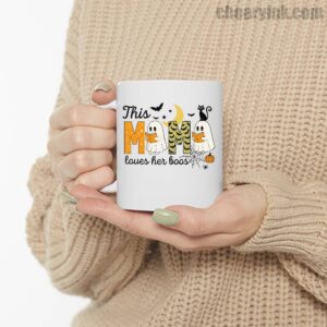 Mug Happy Halloween Mama Boo 6