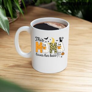 Mug Happy Halloween Mama Boo 8