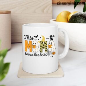 Mug Happy Halloween Mama Boo 9