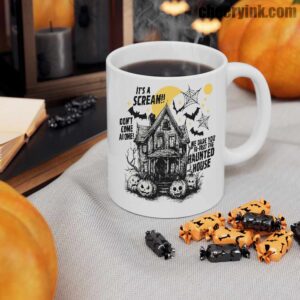 Mug Happy Halloween Scream House 10