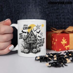 Mug Happy Halloween Scream House 2