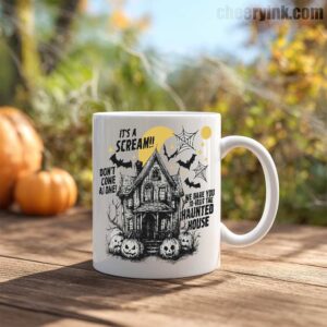 Mug Happy Halloween Scream House 4