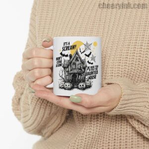 Mug Happy Halloween Scream House 6
