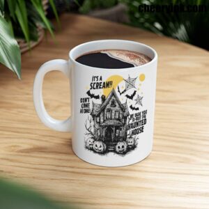 Mug Happy Halloween Scream House 8