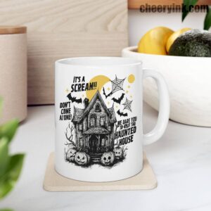 Mug Happy Halloween Scream House 9
