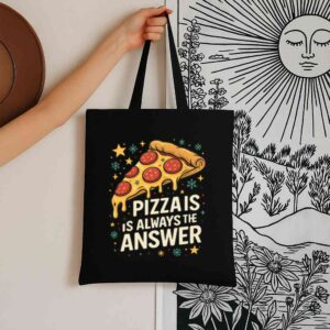 Mug Pizza Is Always The Answer 6 Black