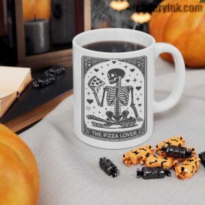 Mug Skeleton Pizza Lover 10