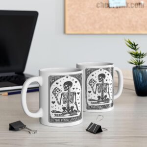 Mug Skeleton Pizza Lover 11