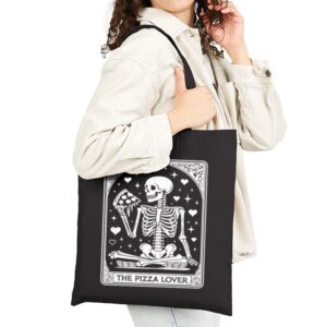 Mug Skeleton Pizza Lover 19 Black Tote