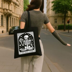 Mug Skeleton Pizza Lover 4 Black