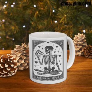 Mug Skeleton Pizza Lover 7