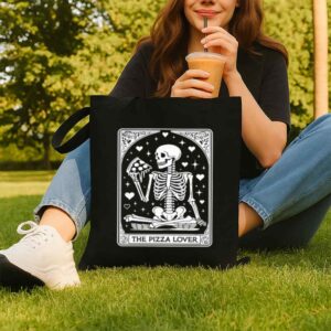 Mug Skeleton Pizza Lover 8 Black