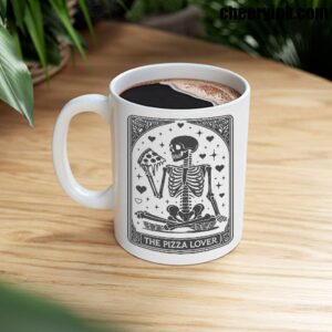 Mug Skeleton Pizza Lover 8