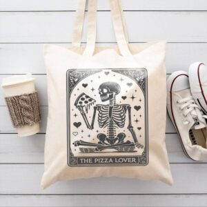 Mug Skeleton Pizza Lover 9 Natural