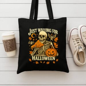 Mug Skeleton Pizza Lover Halloween 9 Black
