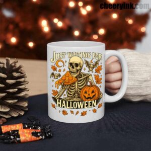 Mug Skeleton Pizza Lover Halloween1 3