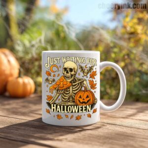 Mug Skeleton Pizza Lover Halloween1 4