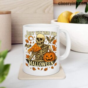 Just Waiting for Halloween Mug