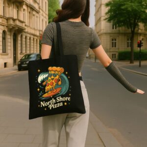 Mug Surfing Pizza 4 Black