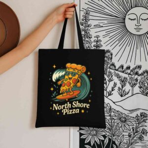 Mug Surfing Pizza 6 Black
