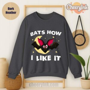 Sweathirs Bats How I Like It Dark Heather