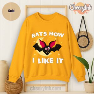 Sweathirs Bats How I Like It Gold