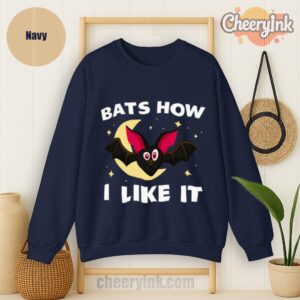 Sweathirs Bats How I Like It Navy
