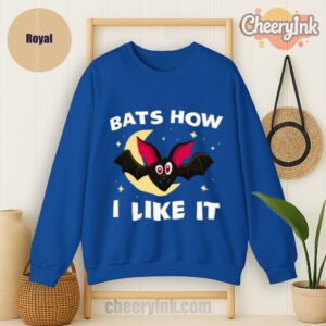 Sweathirs Bats How I Like It Royal
