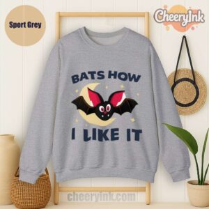 Sweathirs Bats How I Like It Sport Grey