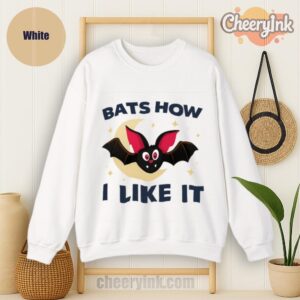 Sweathirs Bats How I Like It White
