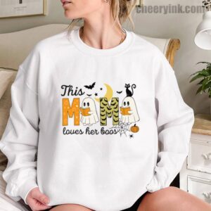 Sweathirs Happy Halloween Mama Boo 12