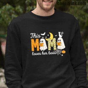 Sweathirs Happy Halloween Mama Boo 16 Sweatshirt