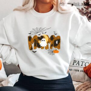 Sweathirs Happy Halloween Mama Boo Favorite 13 Sweatshirt