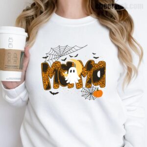 Sweathirs Happy Halloween Mama Boo Favorite 17 Sweatshirt