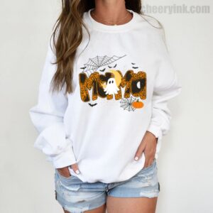 Sweathirs Happy Halloween Mama Boo Favorite 3 Sweatshirt