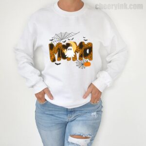 Sweathirs Happy Halloween Mama Boo Favorite 4 Sweatshirt