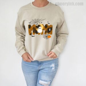 Sweathirs Happy Halloween Mama Boo Favorite 5 Sweatshirt