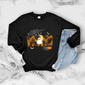 Sweathirs Happy Halloween Mama Boo Favorite 7 Sweatshirt