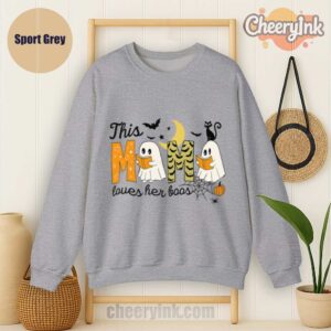 Sweathirs Happy Halloween Mama Boo Sport